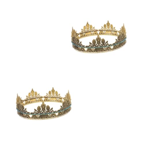 VICASKY 2 Stück Vintage Herren Krone Retro Stil Mittelalterliche Königskrone Ethno Kopfschmuck Cosplay Accessoire für Festival Hochzeit und Kostümparty VICASKY 2 Stück Vintage Herren Krone Retro Stil Mittelalterliche Königskrone Ethno Kopfschmuck Cosplay Accessoire für Festival Hochzeit und Kostümparty von VICASKY
