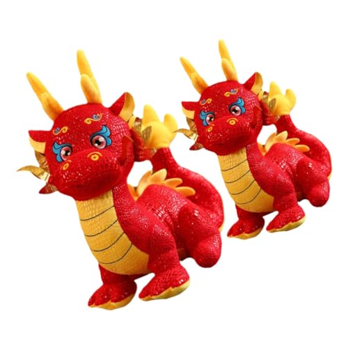 VICASKY 2 Stück Zodiac Dragon Puppe stofftier spielzeuge puppenaugen chinesischer Drache Chinesisches Neujahrsdrachenspielzeug Drachengefüllter Drachendekor Plüsch VICASKY 2 Stück Zodiac Dragon Puppe stofftier spielzeuge puppenaugen chinesischer Drache Chinesisches Neujahrsdrachenspielzeug Drachengefüllter Drachendekor Plüsch von VICASKY