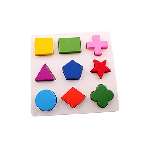 VICASKY 2 Stücke Geometrietafel Puzzle rätsel zabawki stymulujące rozwój Educational Toys holzspielsachen Geometrie-Puzzle Hölzern von VICASKY