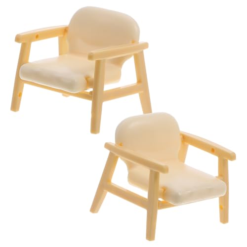 VICASKY 2stücke Miniatur Sofa Armchair Teiliges Zubehör Für Wohnlandschaften Robustem Kunststoff Für Mini Dollhouse Dekoration Und Kreative Szenen VICASKY 2stücke Miniatur Sofa Armchair Teiliges Zubehör Für Wohnlandschaften Robustem Kunststoff Für Mini Dollhouse Dekoration Und Kreative Szenen von VICASKY
