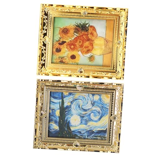 VICASKY 2 Stücke Puppenhausrahmen Office Decoration wohnungsdeko mini bilderrahmen mini-bilderrahmen wohnaccessoires Mini-Hausschmuck Mini-Hausverzierung Mini- -Ölgemälde Harz VICASKY 2 Stücke Puppenhausrahmen Office Decoration wohnungsdeko mini bilderrahmen mini-bilderrahmen wohnaccessoires Mini-Hausschmuck Mini-Hausverzierung Mini- -Ölgemälde Harz von VICASKY