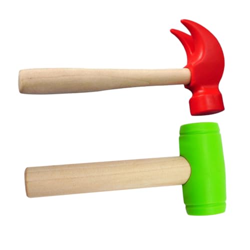 VICASKY 2-teiliges Holzspielzeug-Hammer-Set, Simulations-klauenhammer Und -schlägel, Rollenspiel-wartungswerkzeuge Für Kinder Und Kleinkinder, Die Spielen VICASKY 2-teiliges Holzspielzeug-Hammer-Set, Simulations-klauenhammer Und -schlägel, Rollenspiel-wartungswerkzeuge Für Kinder Und Kleinkinder, Die Spielen von VICASKY