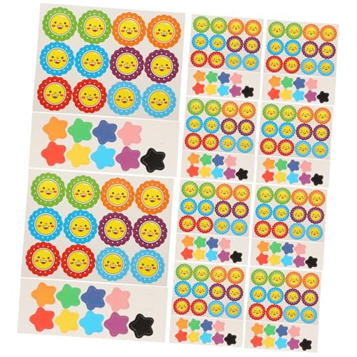 VICASKY 20 Blätter Bunte Magnetische Aufkleber Kühlschrank Whiteboard Nagelaufkleber Magnetisches Whiteboard Für Kühlschrank Schließfächer Küchendekor Kühlschrankmagnete von VICASKY
