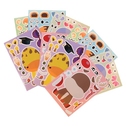 VICASKY 20 Blatt Tierische Aufkleber Machen Sie Ihren Eigenen Aufkleber Partybevorzugungen Für Wissenschaftsaufkleber Goodie-Bag-Stuffer Tieraufkleber Kupferplattenaufkleber VICASKY 20 Blatt Tierische Aufkleber Machen Sie Ihren Eigenen Aufkleber Partybevorzugungen Für Wissenschaftsaufkleber Goodie-Bag-Stuffer Tieraufkleber Kupferplattenaufkleber von VICASKY