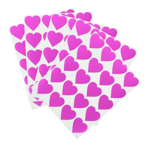 VICASKY 20 Blatt Valentinstag Liebesaufkleber Scrapbookaufkleber Nagelaufkleber Versiegelungsaufkleber Hochzeitsaufkleber Etiketten Herzaufkleber Herzform Etiketten Selbstgemachte von VICASKY