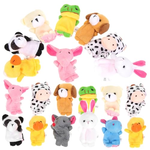 VICASKY 20 STK Fingerpuppe Figuren Fingerspielzeug Kinderparty Begünstigt Finger Für Stoff von VICASKY