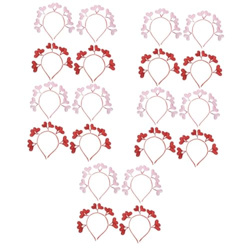 VICASKY 20 Stck. Teiliges Herz Haarreifen mit Glitzer Romantische Stirnbänder für Frauen Rutschfeste Leichte Haaraccessoires für Valentinstag Geburtstagsfeier und Partydekoration VICASKY 20 Stck. Teiliges Herz Haarreifen mit Glitzer Romantische Stirnbänder für Frauen Rutschfeste Leichte Haaraccessoires für Valentinstag Geburtstagsfeier und Partydekoration von VICASKY