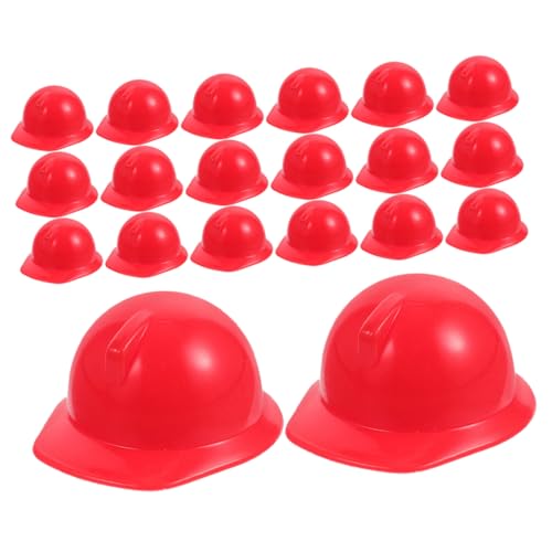 VICASKY Kunststoff-mini-puppen-schutzhelme 20-teiliges Set Schutzhelme Für Miniatur-puppen Als Anziehzubehör von VICASKY