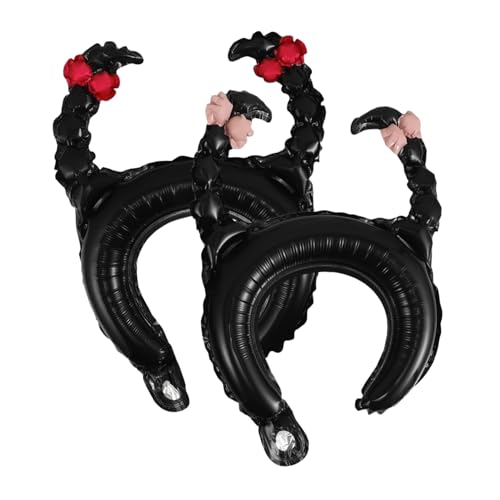 VICASKY 20 Stück Aufblasbares Teiliges Luftballon Haarband mit Bunten Zöpfen Leichtes Bequemes Party Kostümzubehör für Frauen und Mädchen für Geburtstagsfeiern Valentinstag und Festliche von VICASKY