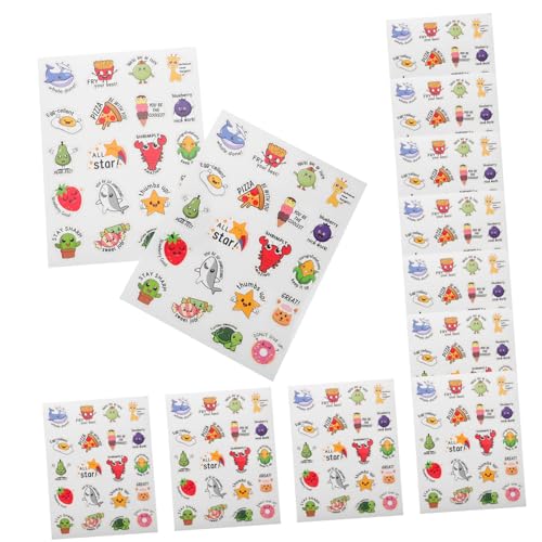 VICASKY 20 Stück Aufkleber schuler de leerling Ruthe aufklebebuchstaben tiegerkostuem die Stickers Stickers Requisiten für Kinderkleber Zubehör für Kinderpreise von VICASKY
