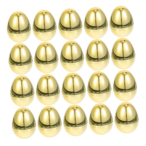 VICASKY 20 Stück Befüllbare Ostereier Goldene Kunststoff Eier für Osterdekoration Ostereiersuche und Partygeschenke Wiederverwendbar und Vielseitig Einsetzbar VICASKY 20 Stück Befüllbare Ostereier Goldene Kunststoff Eier für Osterdekoration Ostereiersuche und Partygeschenke Wiederverwendbar und Vielseitig Einsetzbar von VICASKY