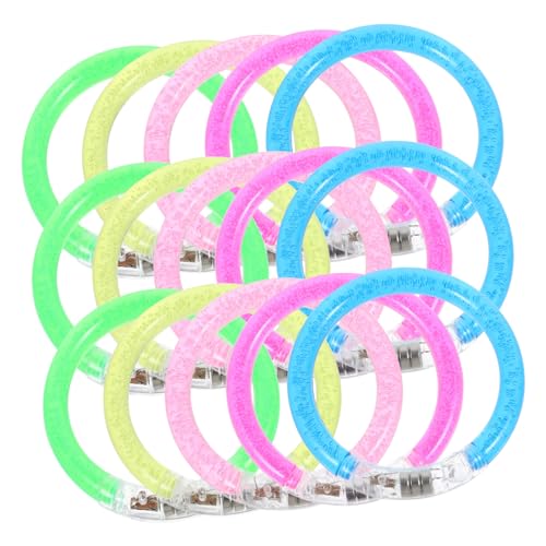 VICASKY 20 Stück Im Dunkeln Leuchtendes Partyarmband Party-requisite Leuchtrequisite Glühendes Leuchtarmbänder Für Partys Party Leuchtendes Dunkle Partyartikel Acryl- VICASKY 20 Stück Im Dunkeln Leuchtendes Partyarmband Party-requisite Leuchtrequisite Glühendes Leuchtarmbänder Für Partys Party Leuchtendes Dunkle Partyartikel Acryl- von VICASKY