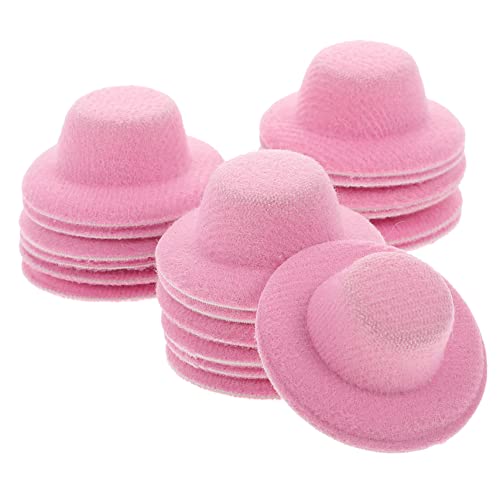 VICASKY 20 Stück Mini-Hut für kinderspielzeug Kid Toys Puppen Kleidung Miniatur-Puppenhut Miniaturhüte zum Basteln Miniaturhut Puppe winzige Hüte Stoff Rosa VICASKY 20 Stück Mini-Hut für kinderspielzeug Kid Toys Puppen Kleidung Miniatur-Puppenhut Miniaturhüte zum Basteln Miniaturhut Puppe winzige Hüte Stoff Rosa von VICASKY