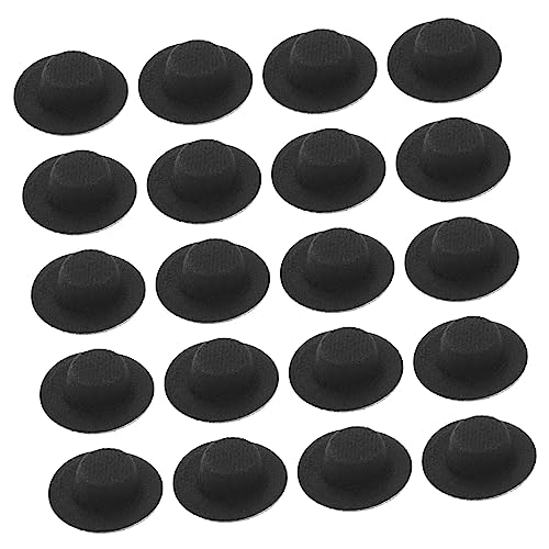 VICASKY 20 Stück Mini-Hut weihnachtsdeko weihnachtsbasteln Weihnachts Dekoration Christmas Hats Weihnachtsschmuck Weihnachtspuppe Hut weihnachtsmütze entzückende Hüte Stoff Black VICASKY 20 Stück Mini-Hut weihnachtsdeko weihnachtsbasteln Weihnachts Dekoration Christmas Hats Weihnachtsschmuck Weihnachtspuppe Hut weihnachtsmütze entzückende Hüte Stoff Black von VICASKY