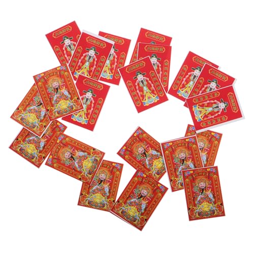 VICASKY 20 Stück Mini Modell „ Des Reichtums“ Spielzeughaus Vietnamesischer Mondkalender Puppenhaus Zubehör Im Maßstab 112 Chinesisches Neujahr Tischkalender Mini Lebensszene von VICASKY