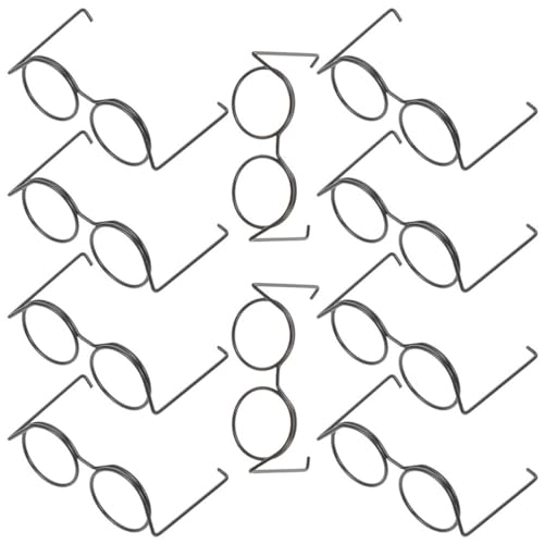 VICASKY 20 Stück Mini Puppenbrille Metallische Dekorationsbrille für Puppen Sonnenbrille für GNOME Stilvolle Accessoires für Puppenkostüme Robust und Langlebig VICASKY 20 Stück Mini Puppenbrille Metallische Dekorationsbrille für Puppen Sonnenbrille für GNOME Stilvolle Accessoires für Puppenkostüme Robust und Langlebig von VICASKY