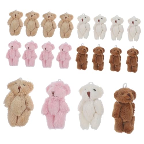 VICASKY 20 Stück Mini-plüschbären, Große Kleine Bären-plüschtiere, Weiche Kleine Bärenpuppen Für DIY-schlüsselanhänger, Babyparty, Geburtstag, Hochzeit, Gastgeschenke VICASKY 20 Stück Mini-plüschbären, Große Kleine Bären-plüschtiere, Weiche Kleine Bärenpuppen Für DIY-schlüsselanhänger, Babyparty, Geburtstag, Hochzeit, Gastgeschenke von VICASKY