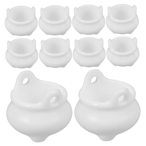 VICASKY 20 Stück Miniatur Witch Cauldron Pot Halloween Deko für Party DIY Robuste Mini Kessel Süßigkeitenbeutel Füller für Puppenhäuser VICASKY 20 Stück Miniatur Witch Cauldron Pot Halloween Deko für Party DIY Robuste Mini Kessel Süßigkeitenbeutel Füller für Puppenhäuser von VICASKY