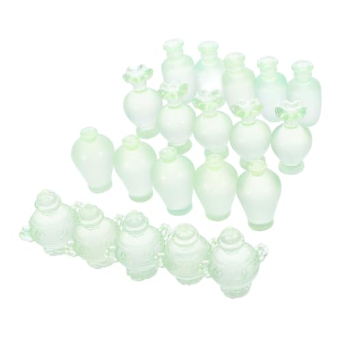 VICASKY 20 Stück Miniaturflaschen für Puppenhaus Teiliges DIY Dekorationsset Hochwertigem Resin Detailreiche Miniaturblumenflaschen für Kreative und Puppenhauszubehör VICASKY 20 Stück Miniaturflaschen für Puppenhaus Teiliges DIY Dekorationsset Hochwertigem Resin Detailreiche Miniaturblumenflaschen für Kreative und Puppenhauszubehör von VICASKY