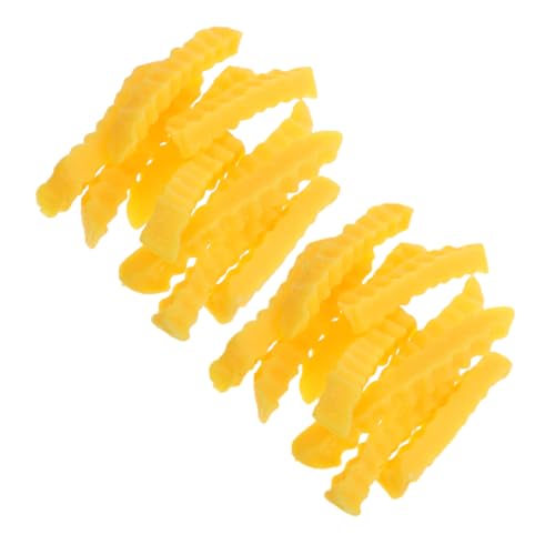 VICASKY 20 Stück Simulation Pommes Frites Party-Food- Kunstnahrung Zur Dekoration Gefälschte Essensfoto-Requisiten Stellen Sie Sich Vor, Sie Food-Models Gelb PVC VICASKY 20 Stück Simulation Pommes Frites Party-Food- Kunstnahrung Zur Dekoration Gefälschte Essensfoto-Requisiten Stellen Sie Sich Vor, Sie Food-Models Gelb PVC von VICASKY