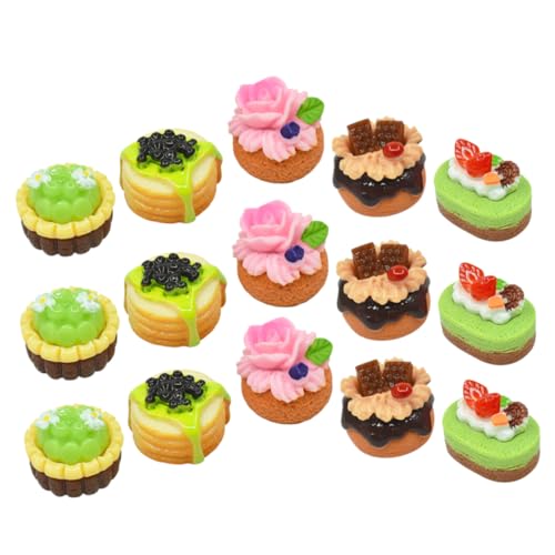 VICASKY Set Mit 20 Miniatur-torten Kuchenmodell Für Miniatur-rollenspielspielzeug von VICASKY