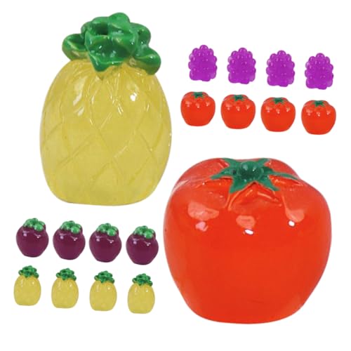 VICASKY 20 Stück Simuliertes Obst Und Gemüse Künstlich Früchte Apfel Winzige Frucht Simulierte Fruchtmini Mini-kunstfruchtmodell Mini-fruchtmodell- Puppenhausdekor Miniaturfrucht Harz VICASKY 20 Stück Simuliertes Obst Und Gemüse Künstlich Früchte Apfel Winzige Frucht Simulierte Fruchtmini Mini-kunstfruchtmodell Mini-fruchtmodell- Puppenhausdekor Miniaturfrucht Harz von VICASKY