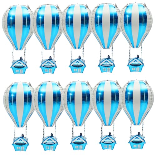 VICASKY 20 Stück Teiliges Aluminiumfolie Heißluftballon Deko Blau Langlebig und Reißfest für Geburtstagsfeiern Babypartys und Hochzeitsdekoration Lebendige Farbe Kinderfreundlich VICASKY 20 Stück Teiliges Aluminiumfolie Heißluftballon Deko Blau Langlebig und Reißfest für Geburtstagsfeiern Babypartys und Hochzeitsdekoration Lebendige Farbe Kinderfreundlich von VICASKY