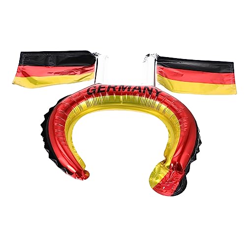 VICASKY 20 Stück Teiliges Fußball Party Stirnband Aufblasbare Aluminiumfolie Ballon Haarreifen Leichtes Komfortables Fußballspiel Kopfband für Fans Fußball Themen Haaraccessoire für Sport VICASKY 20 Stück Teiliges Fußball Party Stirnband Aufblasbare Aluminiumfolie Ballon Haarreifen Leichtes Komfortables Fußballspiel Kopfband für Fans Fußball Themen Haaraccessoire für Sport von VICASKY