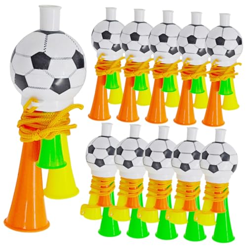 VICASKY 20 Stück Teiliges Fußball Tröten aus Robustem Laute Cheerleading Lärmmacher für Stadion Leicht Tragbar und Einfach zu Bedienen für Fußballspiele und Party Zufällige Farbe VICASKY 20 Stück Teiliges Fußball Tröten aus Robustem Laute Cheerleading Lärmmacher für Stadion Leicht Tragbar und Einfach zu Bedienen für Fußballspiele und Party Zufällige Farbe von VICASKY