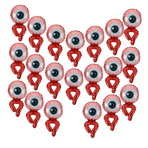 VICASKY 20 Stück Teiliges Halloween Handgelenk Luftballon Aufblasbare Aluminiumfolie Augenballon Armbänder Interaktive Partydekoration für Festival Vielseitig Einsetzbar bei Halloween und VICASKY 20 Stück Teiliges Halloween Handgelenk Luftballon Aufblasbare Aluminiumfolie Augenballon Armbänder Interaktive Partydekoration für Festival Vielseitig Einsetzbar bei Halloween und von VICASKY