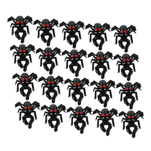 VICASKY 20 Stück Teiliges Halloween Handgelenkballon aus Aluminiumfolie Aufblasbare Spinnen Armbänder für Festival Dekoration Party Requisiten und Vielseitige Feierlichkeiten von VICASKY