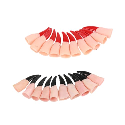 VICASKY 20 Stück Teiliges Hexennägel Halloween Künstliche Nägel Spitze Fingernägel Hautfarbe Realistisch für Kostüm Cosplay Party Zubehör VICASKY 20 Stück Teiliges Hexennägel Halloween Künstliche Nägel Spitze Fingernägel Hautfarbe Realistisch für Kostüm Cosplay Party Zubehör von VICASKY
