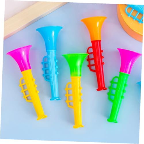 VICASKY 20 Stück Teiliges Kompakte Kindertrompeten aus Sicherem Kunststoff Leicht und Tragbar Farblich Sortiert Fördert Musikalisches Interesse und Kreativität für Zufällige Farbe VICASKY 20 Stück Teiliges Kompakte Kindertrompeten aus Sicherem Kunststoff Leicht und Tragbar Farblich Sortiert Fördert Musikalisches Interesse und Kreativität für Zufällige Farbe von VICASKY
