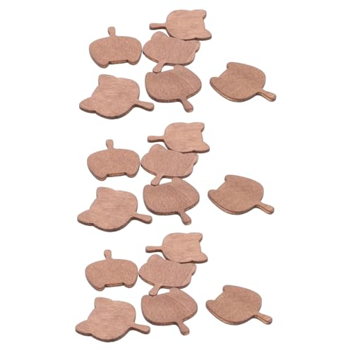 VICASKY 20 Stück Teiliges Mini Holz Schneidebrett Realistische Puppenhaus Tabletts Multifunktionale Mini Möbel für Kreative Kinderspiele und Detailreiche Mikro Szenen Dekorationen von VICASKY