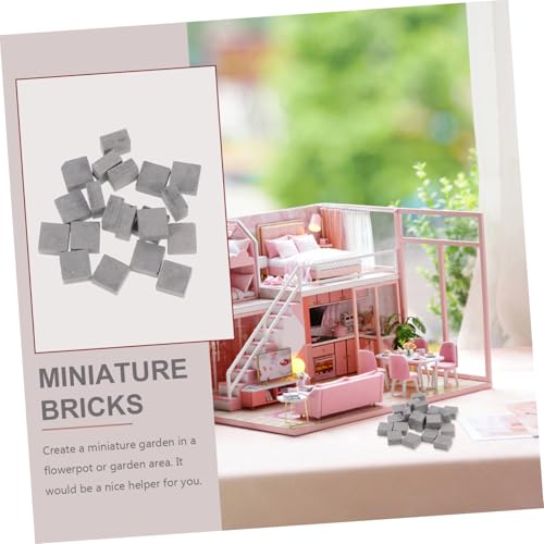 VICASKY 20 Stück Teiliges Miniatur DIY Ziegelstein Fein Poliert Sicher und Einfach zu Montieren für Sandtisch Szenerien Architekturmodelle Kreative Bastelprojekte VICASKY 20 Stück Teiliges Miniatur DIY Ziegelstein Fein Poliert Sicher und Einfach zu Montieren für Sandtisch Szenerien Architekturmodelle Kreative Bastelprojekte von VICASKY