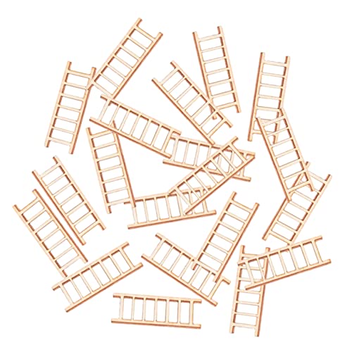 VICASKY 20 Stück Teiliges Miniatur Holzleiter Glatte Oberfläche Kleine Dekorative Treppen für Puppenhaus DIY Foto Requisiten Leicht Langlebig für Mikro Landschaften und Garten Deko VICASKY 20 Stück Teiliges Miniatur Holzleiter Glatte Oberfläche Kleine Dekorative Treppen für Puppenhaus DIY Foto Requisiten Leicht Langlebig für Mikro Landschaften und Garten Deko von VICASKY
