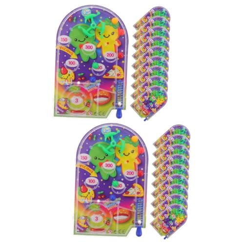 VICASKY 20 Stück Teiliges Pinball Machine Toy Handliches Mini Robustes Kunststoffmaterial Fördert Hand-Augen-koordination und Familienwettbewerb Kreatives Freizeitspiel von VICASKY