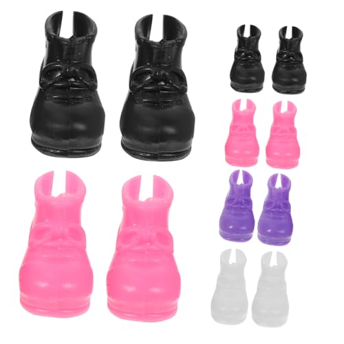VICASKY 20 Stück Teiliges Puppenschuh aus Farbigem Kunststoff Miniatur Schuhe für Puppenhaus Zubehör Glatte Kanten Langlebig für Mini Szenendekoration und VICASKY 20 Stück Teiliges Puppenschuh aus Farbigem Kunststoff Miniatur Schuhe für Puppenhaus Zubehör Glatte Kanten Langlebig für Mini Szenendekoration und von VICASKY