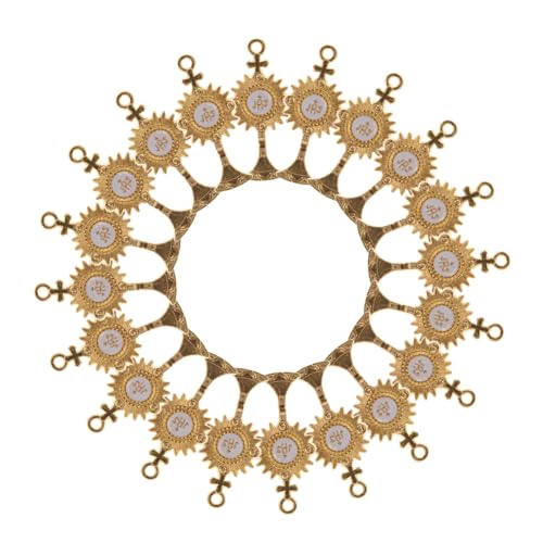 VICASKY 20 Stück Teiliges Religiöse Partyornamente mit Heiliglicht Design Vielseitige Kirchendekorationen als Kuchen und Party Topper für Festliche Anlässe Elegant und Schlicht Gestaltet VICASKY 20 Stück Teiliges Religiöse Partyornamente mit Heiliglicht Design Vielseitige Kirchendekorationen als Kuchen und Party Topper für Festliche Anlässe Elegant und Schlicht Gestaltet von VICASKY