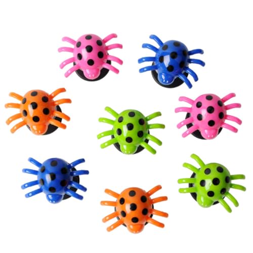 VICASKY 20 Stück Teiliges Springende Spinnenspielzeuge aus Langlebigem Kunststoff Sicher und Glatt Interaktives Kinderspielzeug zur Frühkindlichen Farblich Sortiert VICASKY 20 Stück Teiliges Springende Spinnenspielzeuge aus Langlebigem Kunststoff Sicher und Glatt Interaktives Kinderspielzeug zur Frühkindlichen Farblich Sortiert von VICASKY