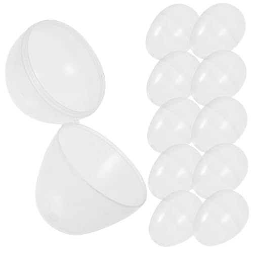 VICASKY 20 Stück Teiliges Transparentes Geöffnetes Kunststoff Nachfüllbare Ostereierboxen für Osterdeko Basteln Party und Kinderüberraschungen Vielseitige Eierverpackung VICASKY 20 Stück Teiliges Transparentes Geöffnetes Kunststoff Nachfüllbare Ostereierboxen für Osterdeko Basteln Party und Kinderüberraschungen Vielseitige Eierverpackung von VICASKY