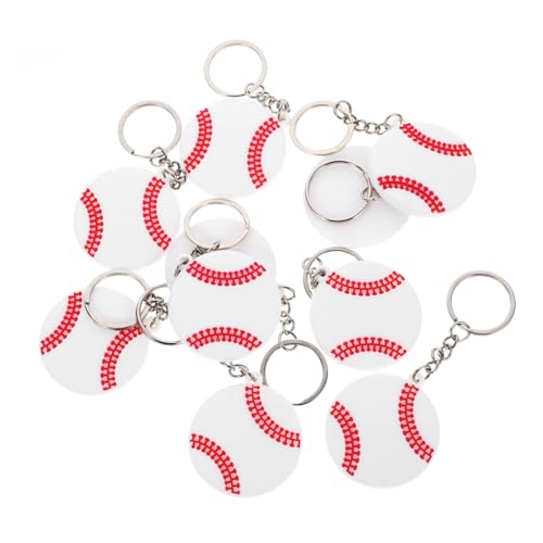 VICASKY 20 Stück Teiliges Volleyball Schlüsselanhänger PVC Sportcharms mit Schlüsselring Taschenanhänger für Teen Mädchen Partygeschenke und Dekorative Schlüsselanhänger Langlebig und von VICASKY