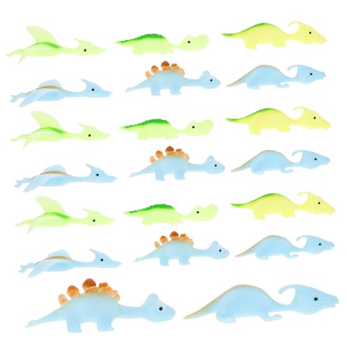 VICASKY Lustiges Dino-Shooter-Spielzeug 20 Stück Dehnbare Dinosaurier-spielzeuge Für Partygeschenke Jungen Und Mädchen Zufälliger Stil von VICASKY