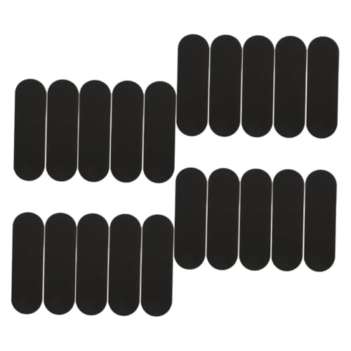 VICASKY 20 Stück rutschfeste Aufkleber Für Skateboard Griffbretter Fingergriffe Finger Skateboard Finger Tape Finger Greifer Finger Surfbrett Finger Surfbrett Schwarzer Schwamm von VICASKY
