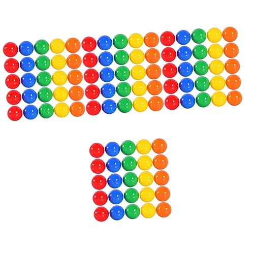 VICASKY 200 STK Lotteriekugel lustige Lottokugeln Ersatz-Bingobälle Kapseln Kugel tragbare Spielbälle Bälle für die Heimparty Ball für die Lotterie öffnen Tischtennis Zahlenball Plastik von VICASKY