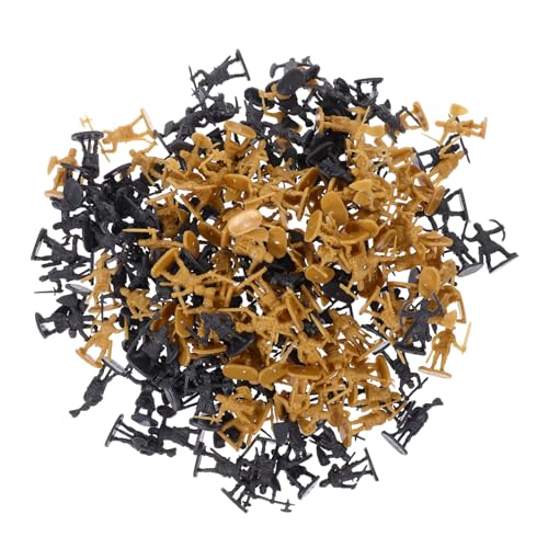 VICASKY 200 Stück Teiliges Miniatur Soldaten Figuren aus Robustem Mittelalterliche Mini Menschen Modelle für Sandtisch Bastelprojekte und Rollenspiele für Sammler und Miniaturlandschaften von VICASKY