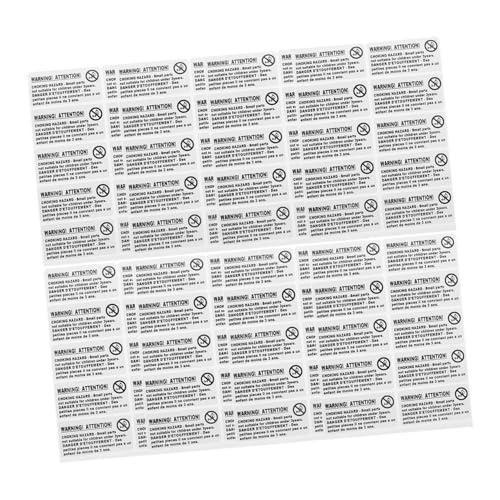 VICASKY 200St Anti-Erstickungs-Etikett Leere Tags Paarzelt Perlen Ersticken Warnaufkleber Aufkleber Erstickungswarnschilder Warnschilder Nicht für Kraftpapier Weiß VICASKY 200St Anti-Erstickungs-Etikett Leere Tags Paarzelt Perlen Ersticken Warnaufkleber Aufkleber Erstickungswarnschilder Warnschilder Nicht für Kraftpapier Weiß von VICASKY
