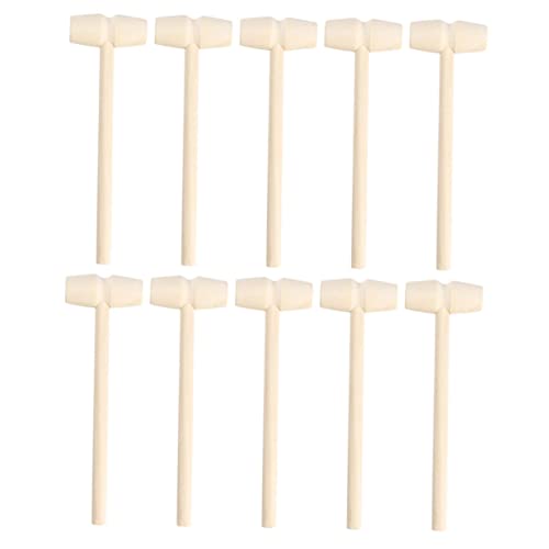 VICASKY Mini-Hammer-Set Aus Holz – Schlagspielzeug Für Babys Und Kleinkinder – 20 Hämmer Für Jungen Und Mädchen – Geschicklichkeit Und Motorik von VICASKY