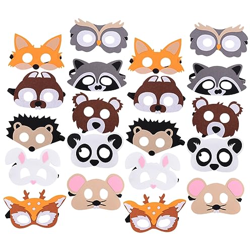 VICASKY 20St Cartoon-Dschungel-Tiermaske Tiermasken Maske Erwachsener Schlafmaske Augenmaske Figuren halloween masken halloweenmaske halloween masks Maskerade Zubehör Maskenstütze gefühlt VICASKY 20St Cartoon-Dschungel-Tiermaske Tiermasken Maske Erwachsener Schlafmaske Augenmaske Figuren halloween masken halloweenmaske halloween masks Maskerade Zubehör Maskenstütze gefühlt von VICASKY