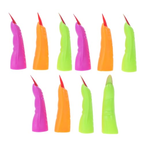 VICASKY 20St Gefälschte Nagel- Halloween-Pressnägel Aufkleber Nagel-Kits Party Nägel drücken Halloween nägel Halloween Nails Halloween-Cosplay-Stütze Halloween-Streichdekore PVC von VICASKY